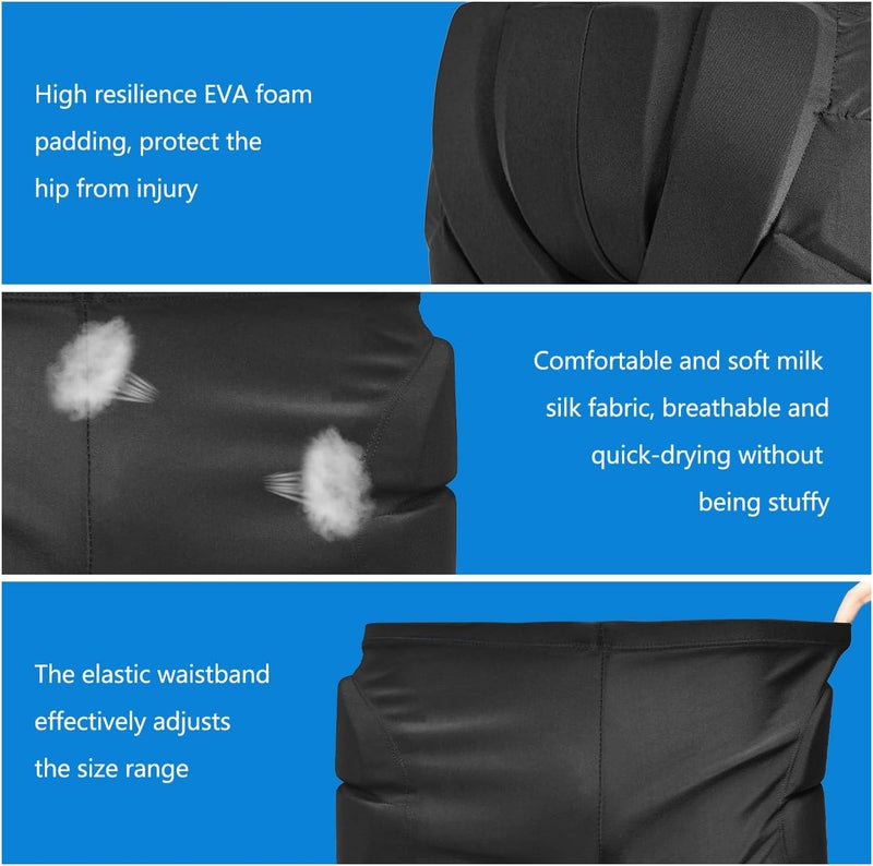 AIDY-PRO Snowboard Padded Shorts Impact Shorts for Snowboarding, Hip and Butt Pads for Skating, Snowboard Butt Pad for Kids Adult - Image 3